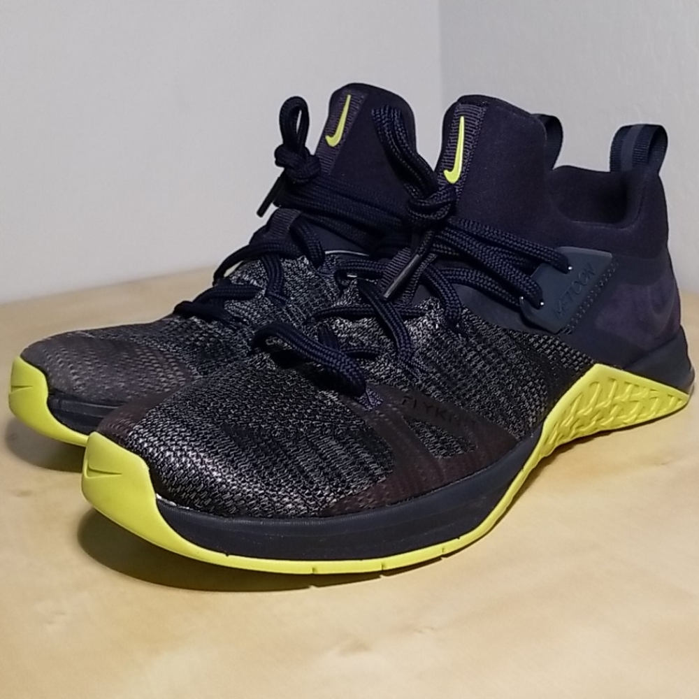 Nike Mens Metcon Flyknit 3 Training Shoes Obsidian